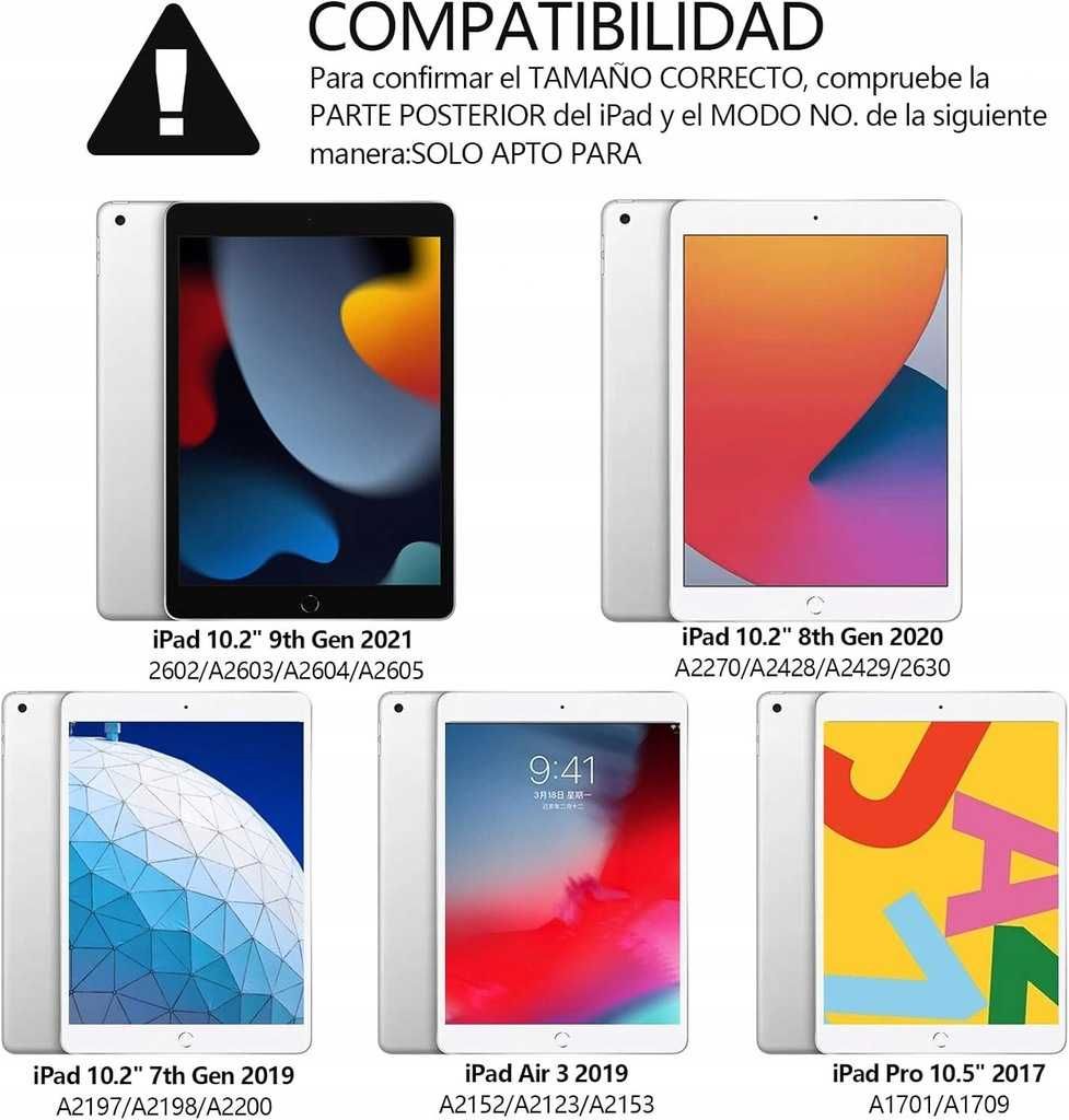 Etui z klawiaturą ESP do iPad 10.2 bezprz z miejscem na Apple PEN CZAR