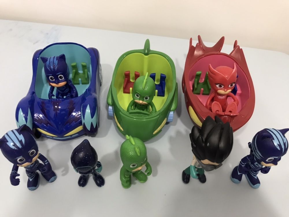 Figuras PJMasks com carros