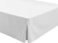 EasyCosy Spódnica pokrowiec na łóżko Atenea 135x190/200 cm jasnoszary
