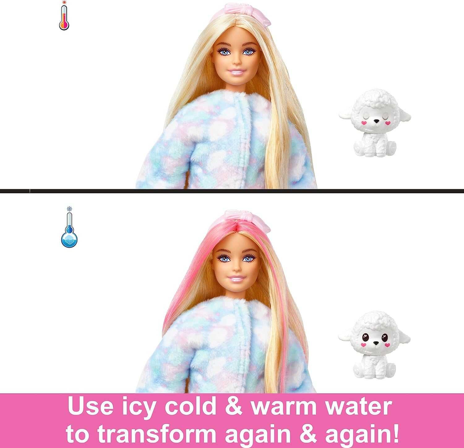 Barbie Cutie Reveal Doll & Accessories, Lamb Барбі ревіал ягня