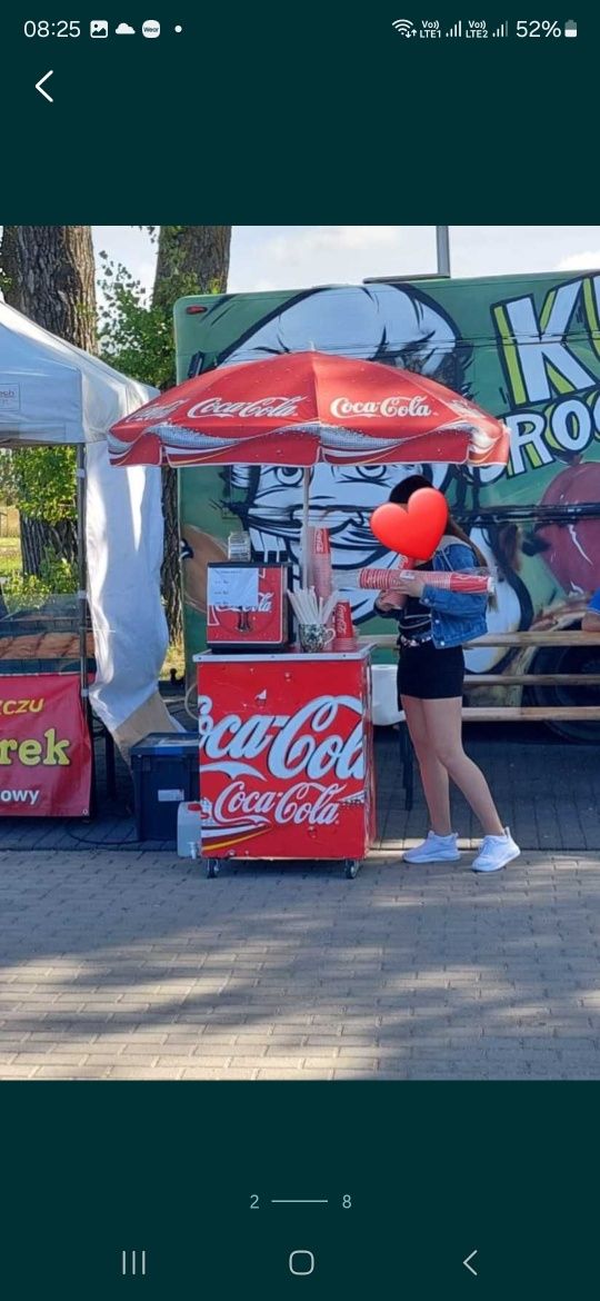 Wózek Dystrybutor ,saturator,nalewak coca cola