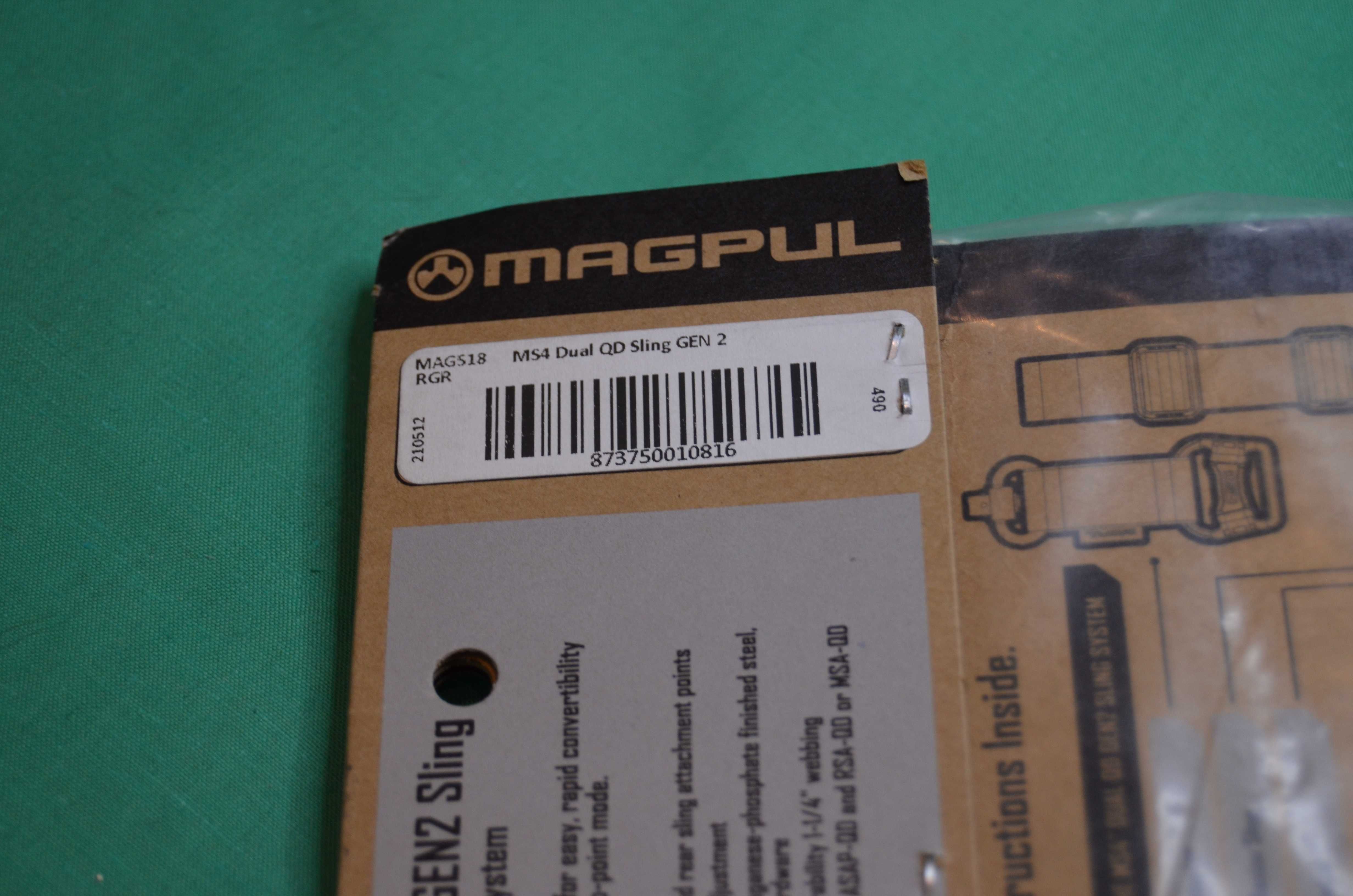 Ремень с антабками Magpul MS4 Dual QD GEN2 MAG518 Оригинал