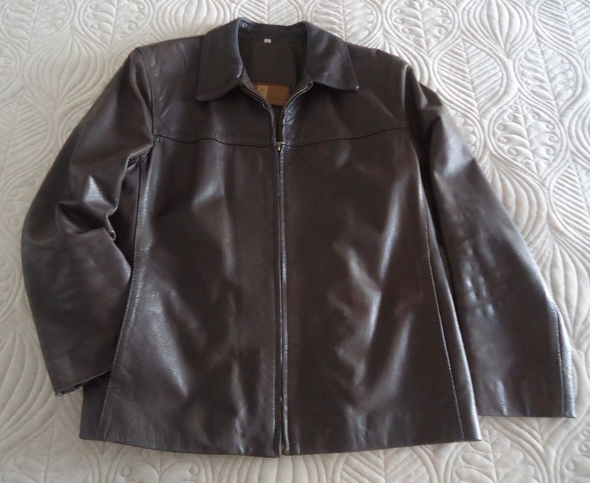 Casa das Peles  -  Casaco em cabedal granulado