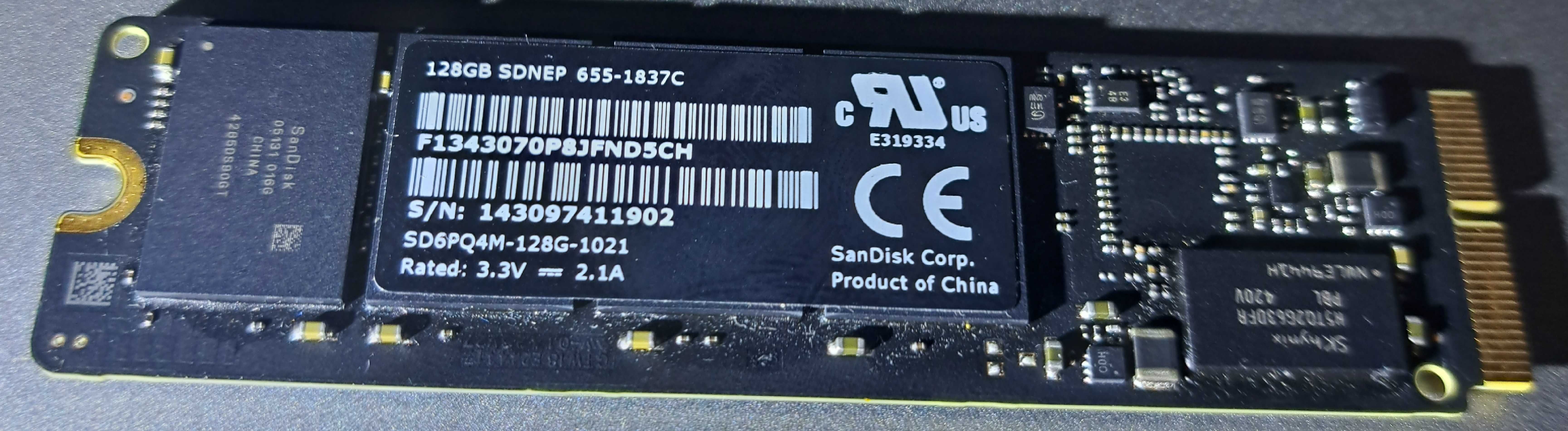 Dysk SDD SanDisk M.2 PCIE 128GB
