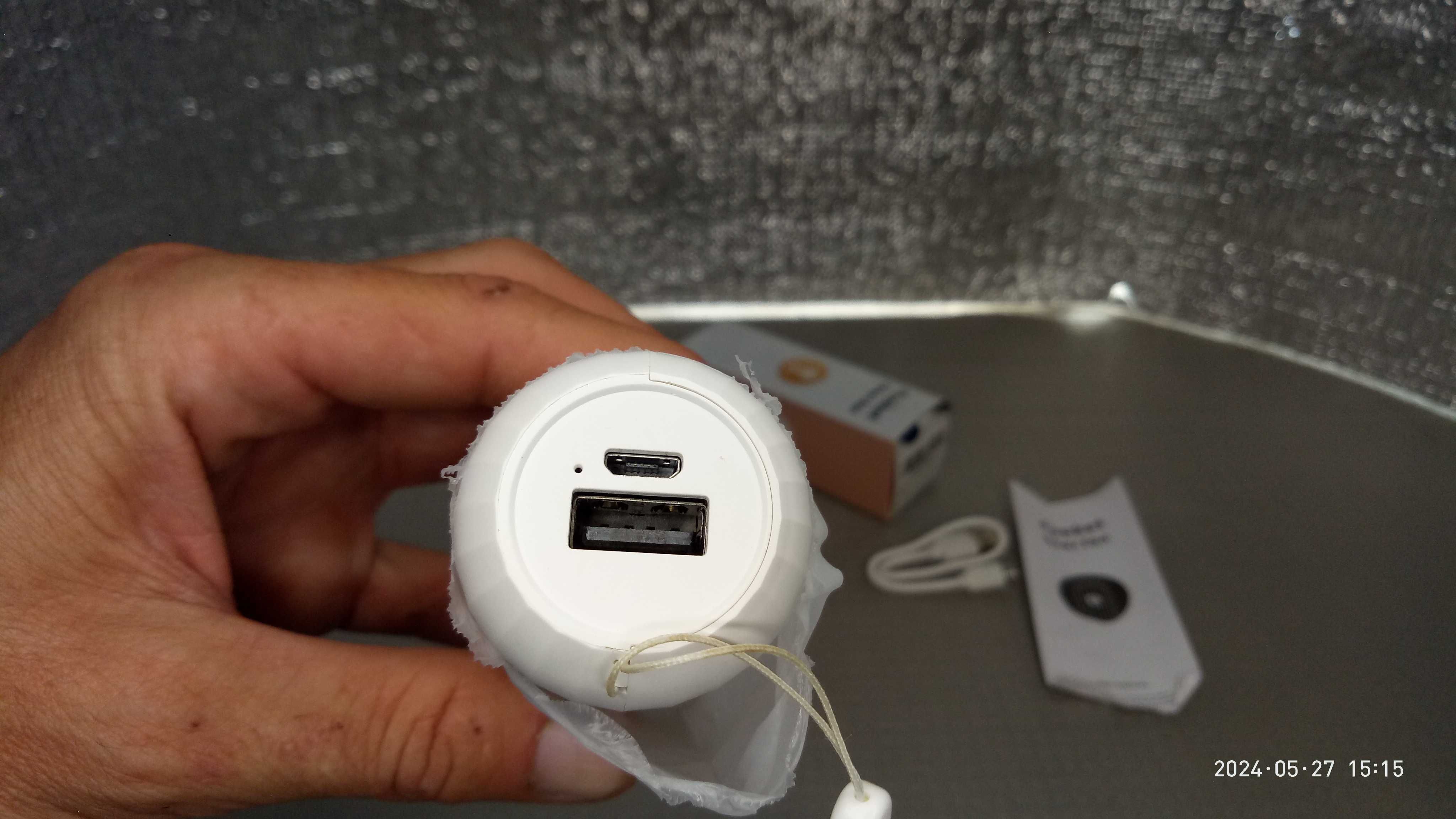 Портативный aккумуляторный вентилятор - Power Bank 2500mAh / Lahuko