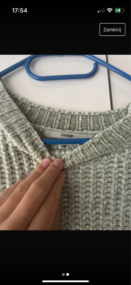 Sweter welniany puchaty