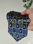 Męski jedwabny krawat 100% silk, wzorki, kolorowy Linak