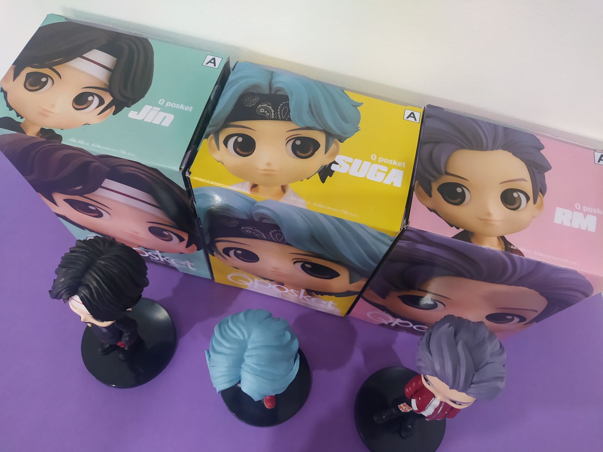 BTS - Figuras Tinytan Qposket + Caixa