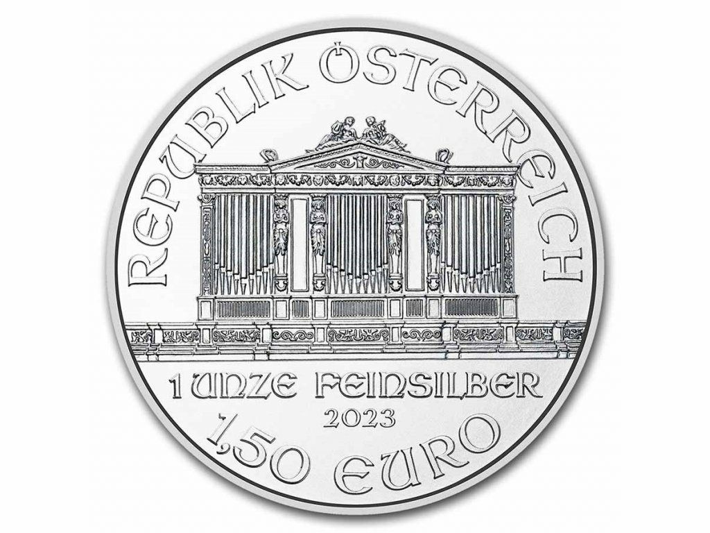 Срібна інвестиційнп монета Австрії з СЕРТИФІКАТОМ АУНТИЧНОСТІ