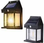 Lampa LED solarna , ogrodowa na elewację latarenka,domek