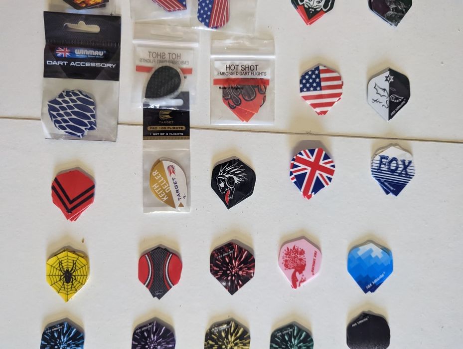 Piórka dart lotki rzutki Winmau Harrows