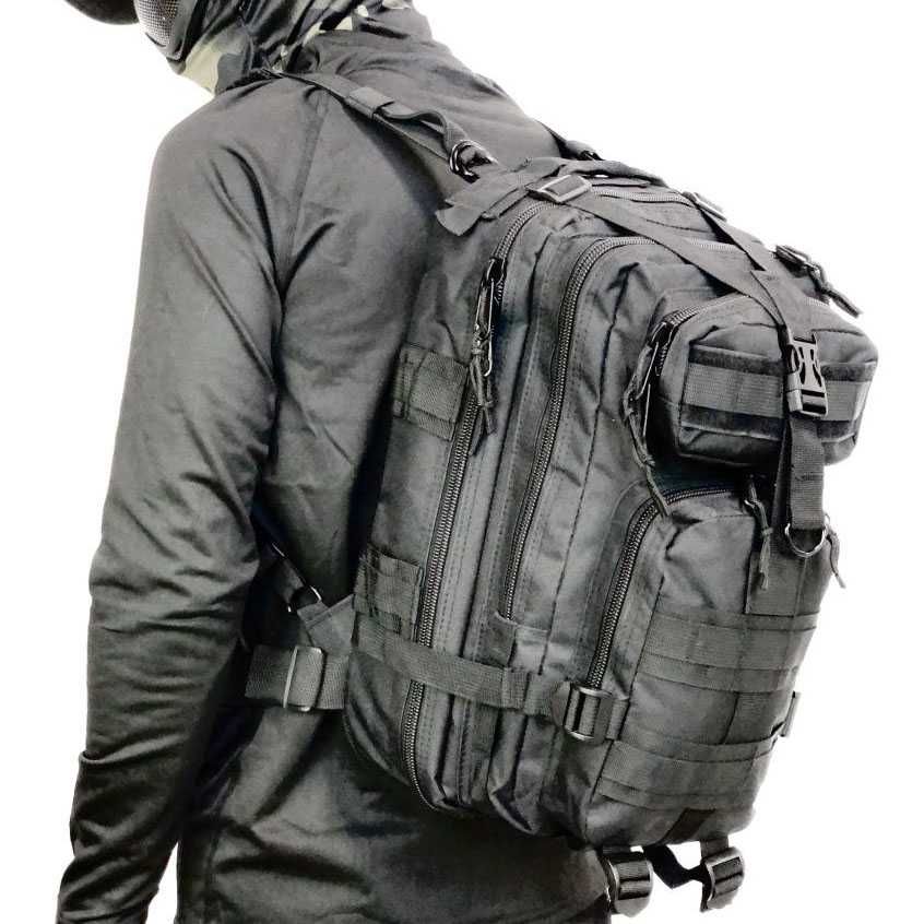 Тактичний рюкзак Tactic 1000D для військових,  Колір: чорний