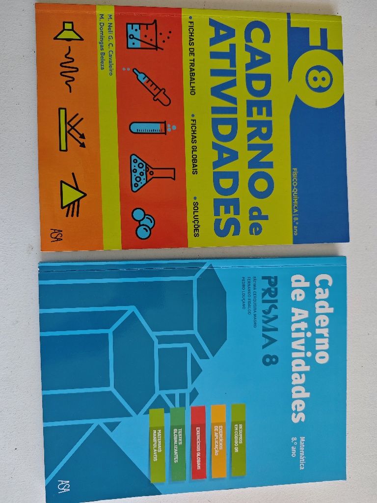 Livros de fichas 8 ano