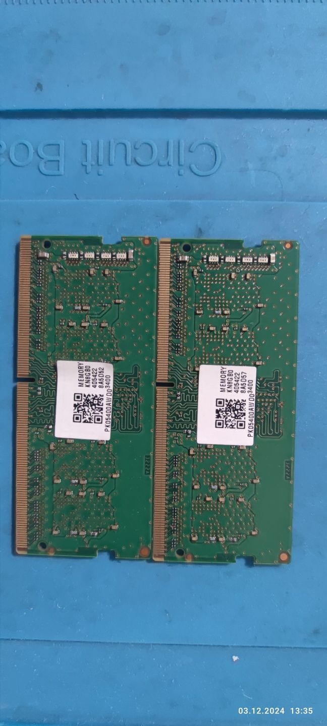 Оперативна пам'ять SODIMM DDR4 2*8Gb