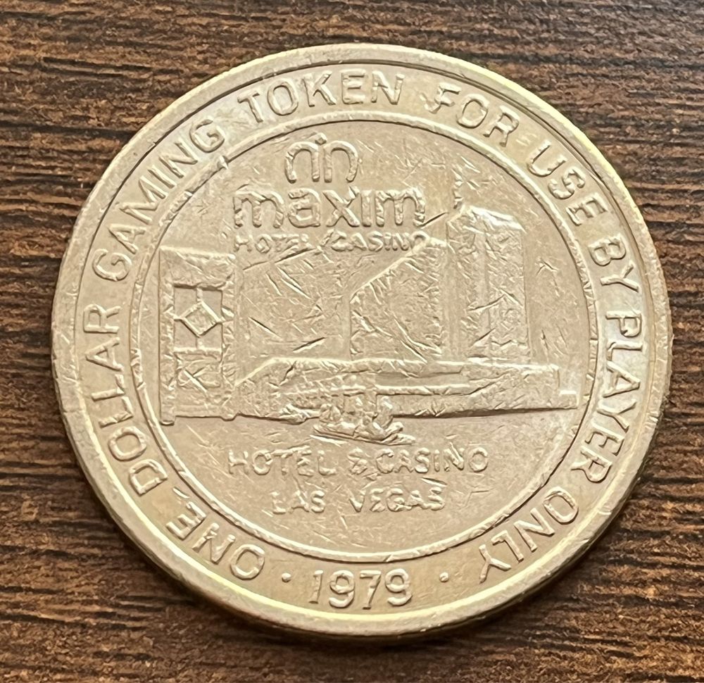 Żeton Token 1 Dolar Kasyno Hotel Maxim 1979 rok Las Vegas