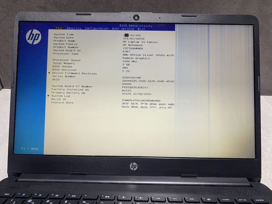 Ноутбук HP 14-fq0013dx 14" на відновлення! N2786