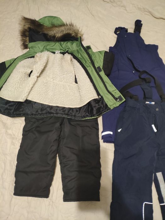 Зимові комбінезони та куртка