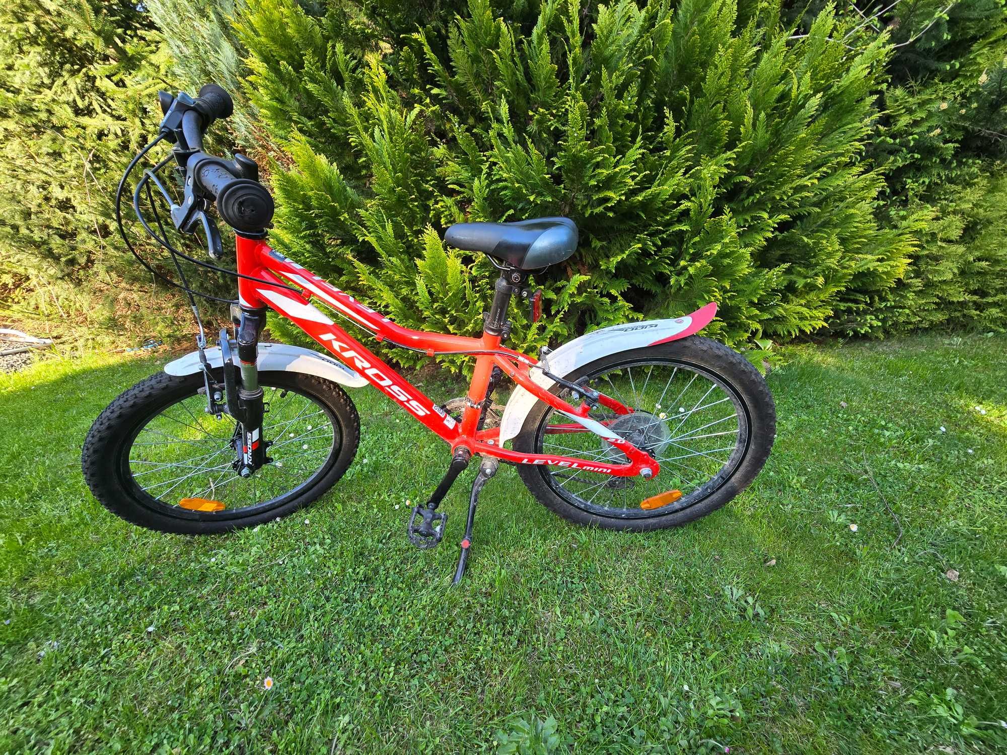 Rower górski Kross Level mini 2.0 red 20 cali dla dziecka