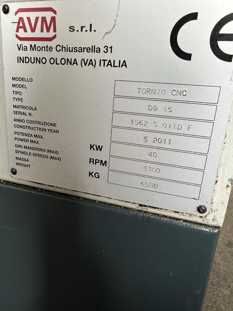 Tokarka cnc Angelini dg15M