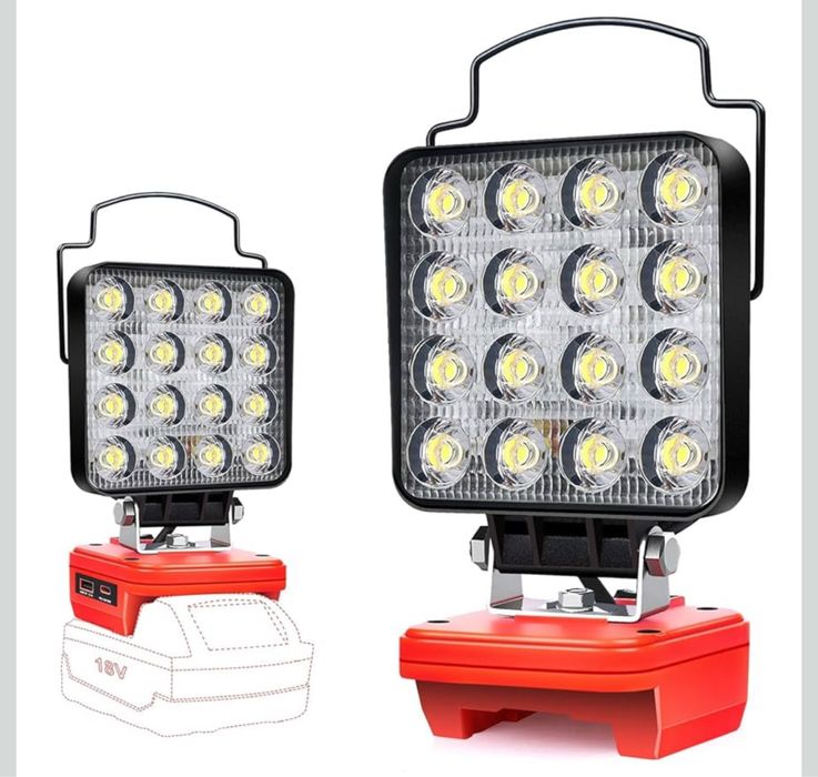 EDTRAN Lampa akumulatorowa do Milwaukee 18V