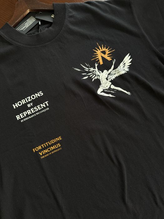 Represent Icarus Jet Black T-Shirt (L)