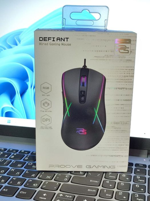 Мишка дротова ігрова Proove Gaming Defiant 7 кнопок