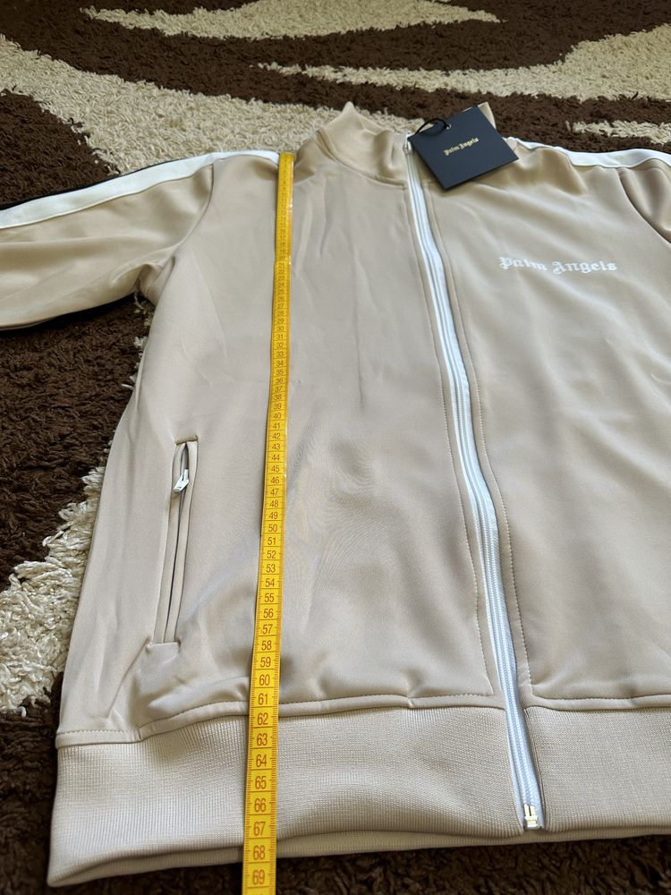 НОВА Кофта Palm Angels Beige | Зипка Пальм енджилс палм зіпка/світшот