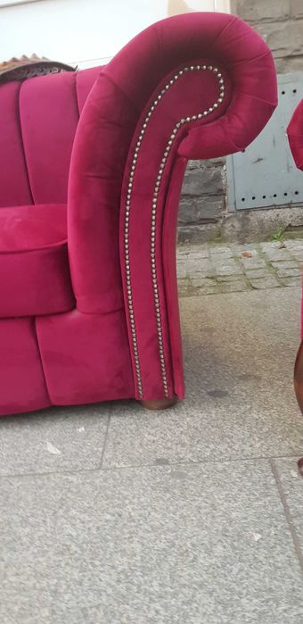sofa Chesterfields Madame + fotel uszak promocja