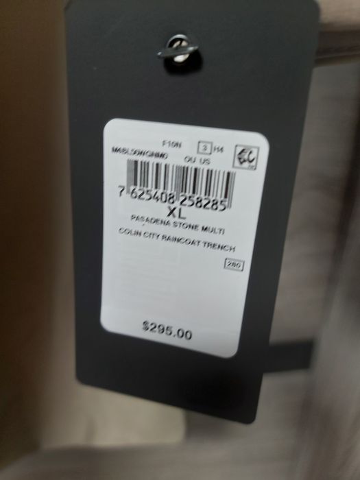 Чоловічій плащ тренч Guess XL