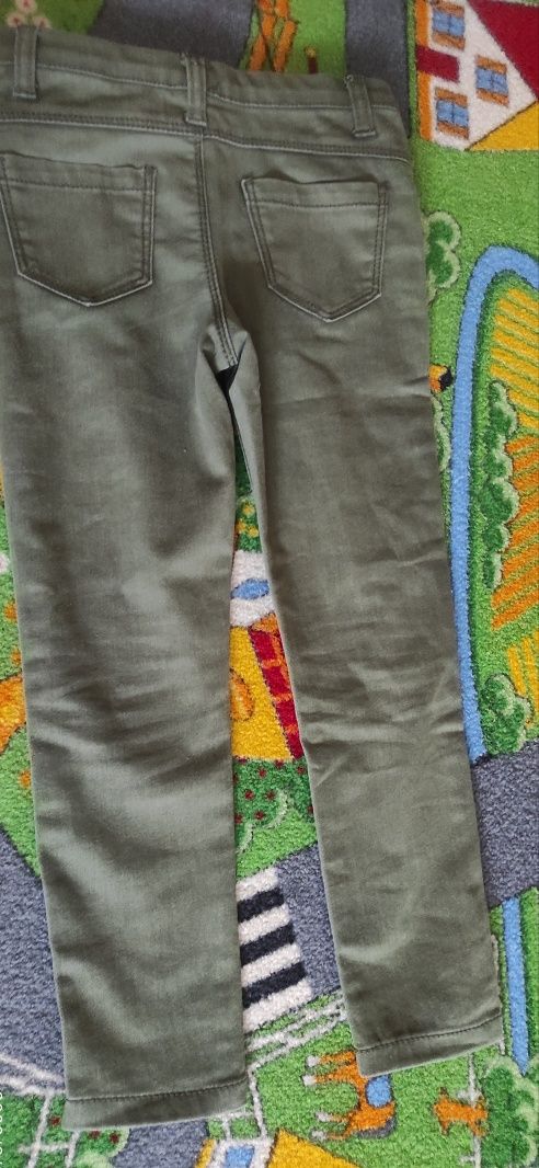 Spodnie legginsy khaki pro&co 104-110