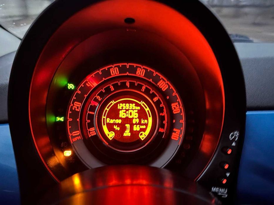 Fiat 500 Pop 2015 Blue 1.4L автомат