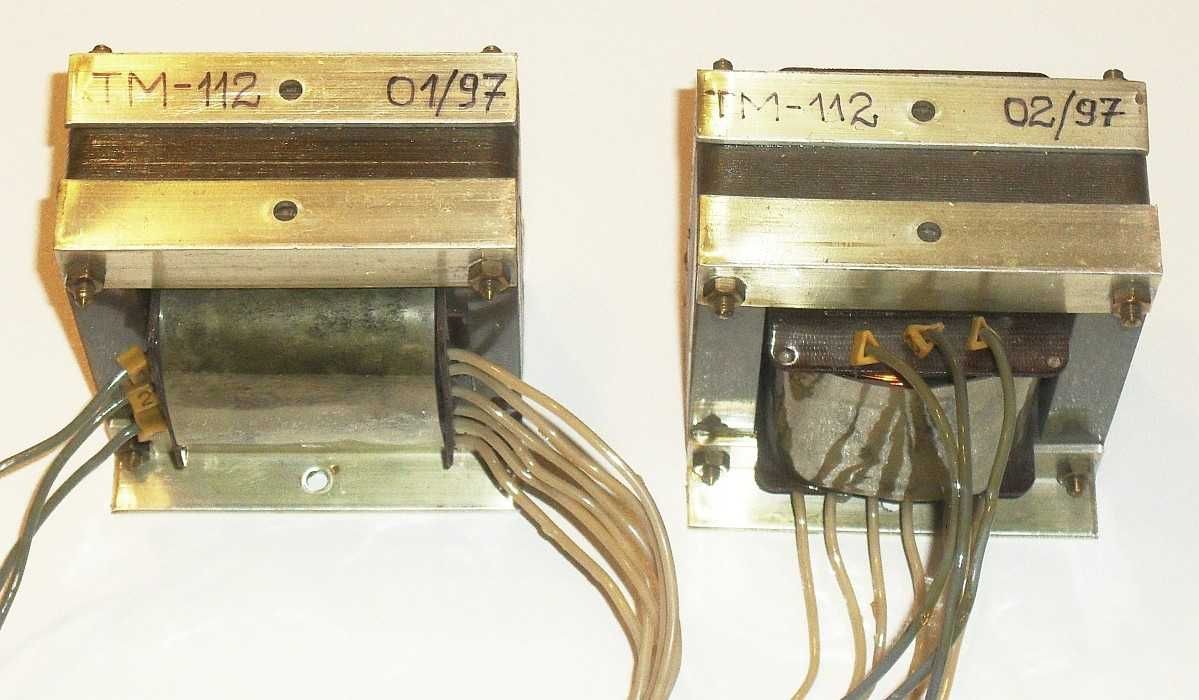 TM-112, Transformator 80 VA 50 Hz; U1: 700 V; U2: 13 V, 23 V, 13 V