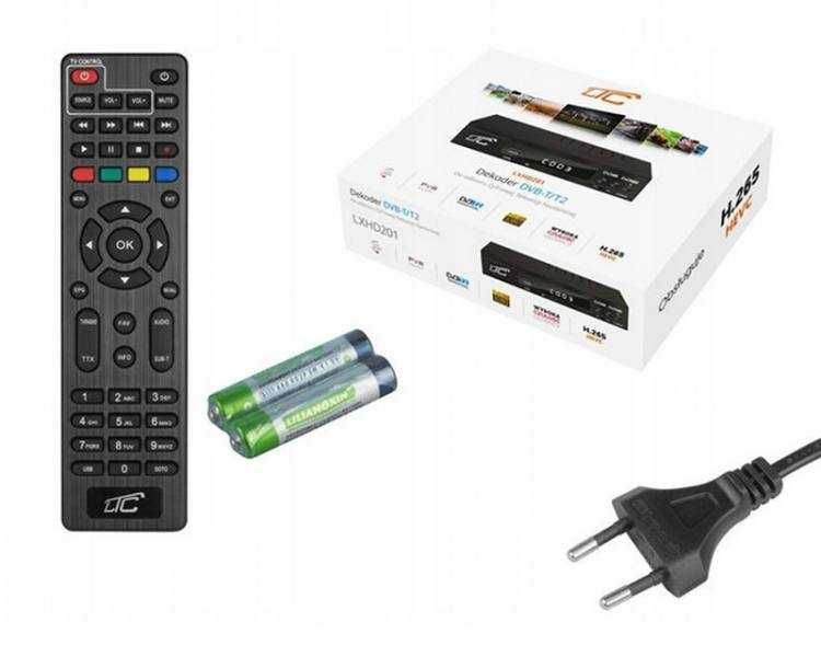 Tuner DVB-T2 LTC z pilotem programowalnym