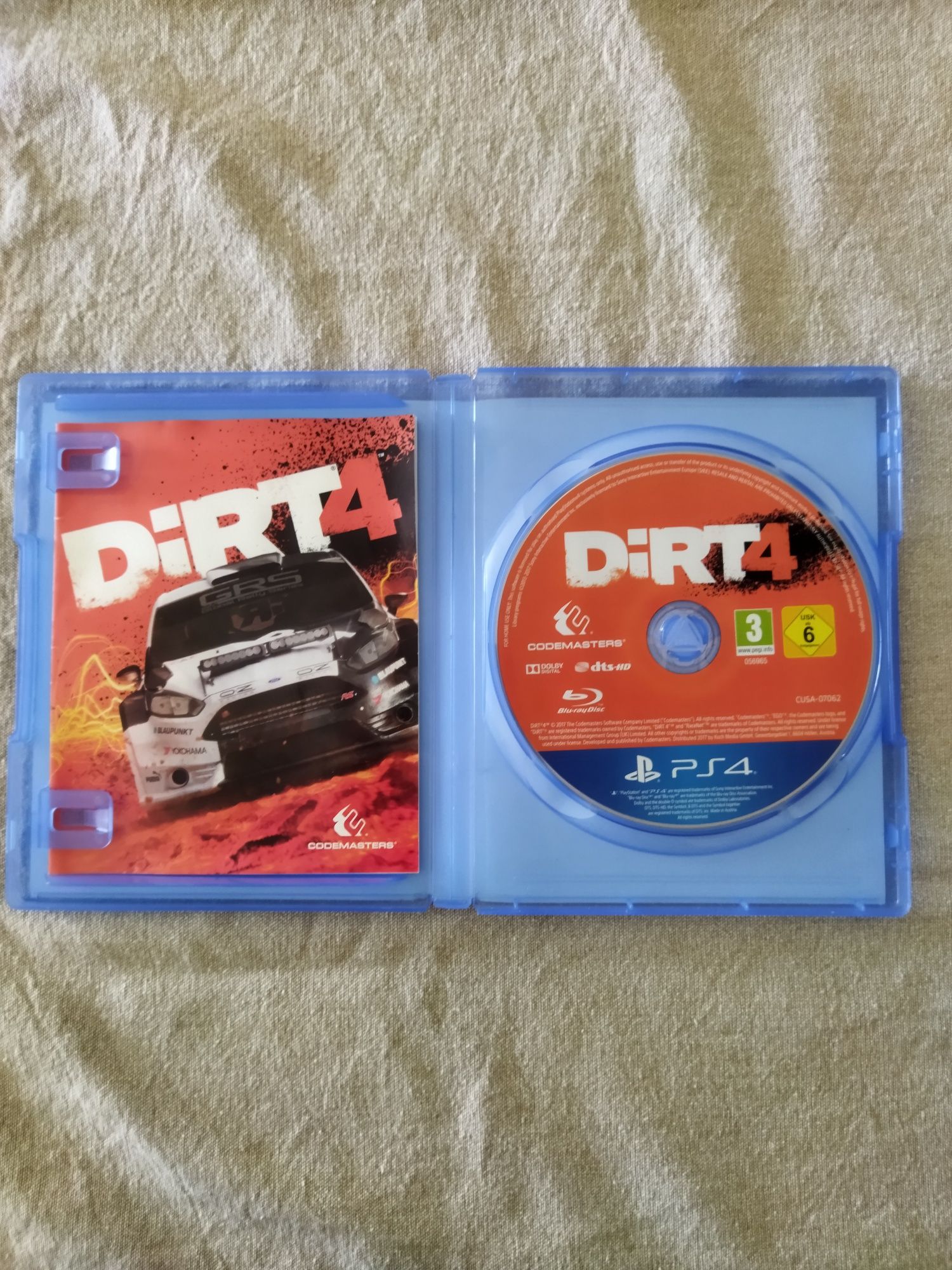 Jogo para PS4: Dirt 4