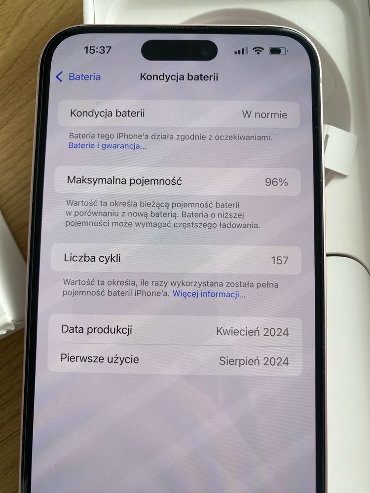 Iphone 15 plus / gwarancja do sierpnia