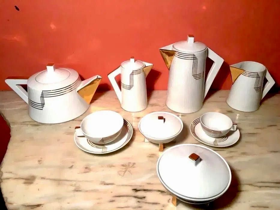 ART-DECO | VISTA ALEGRE - 1924 a 1947 - serviço de chá e café