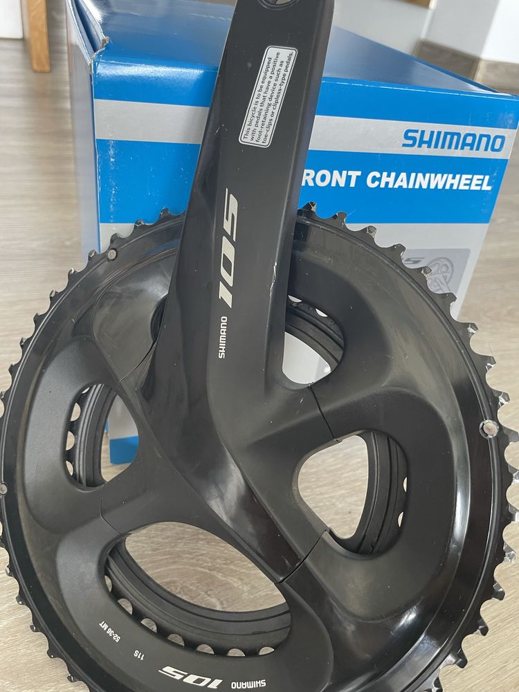 Mechanizm korbowy Shimano 105 FC-R7000, 175mm, 52-36 MT