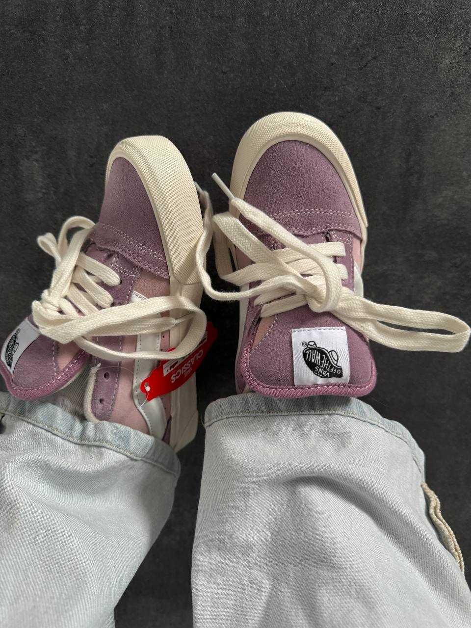 Женские кеды Vans Knu Skool Pink Purple 36-41 Новинка Сезона! Наложка!