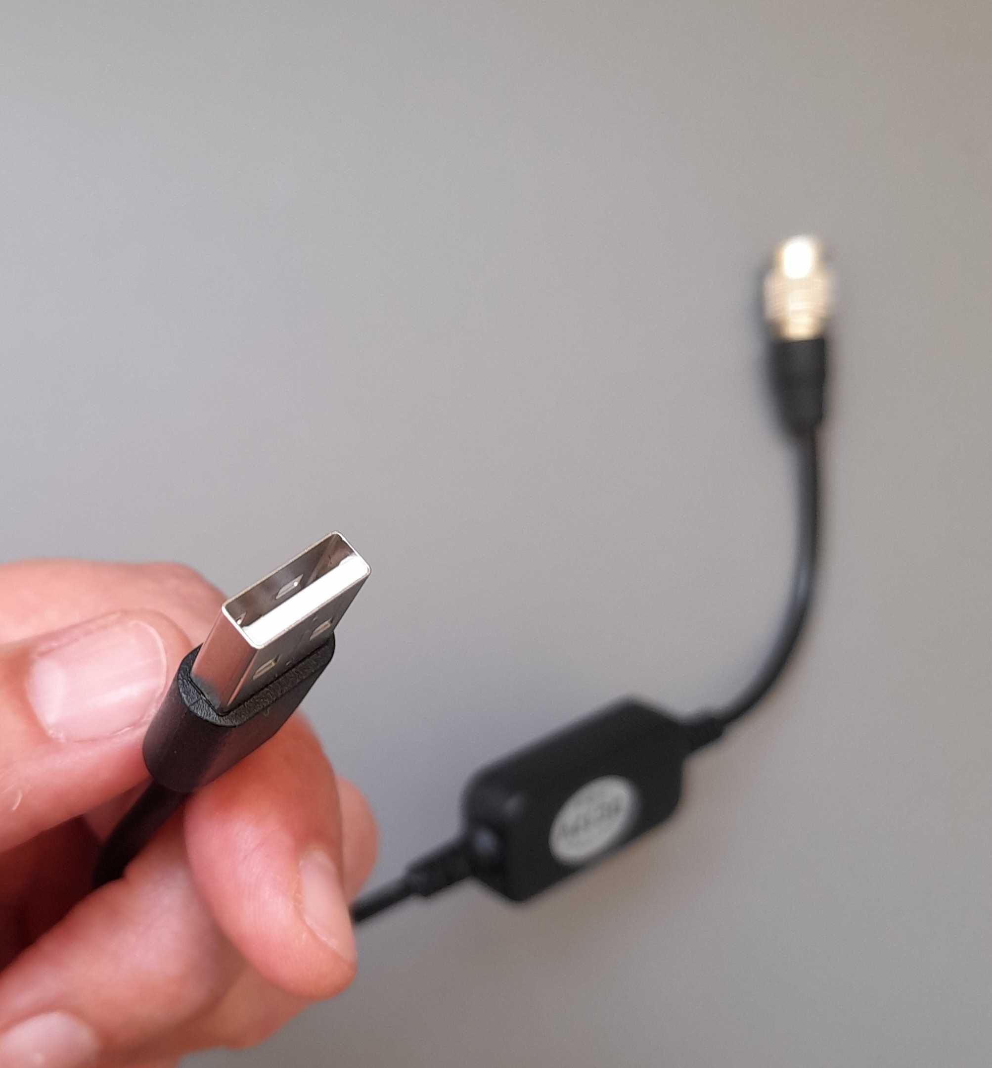 Cabo(s) USB para HIROSE c/ regulador tensão DC12V #novos