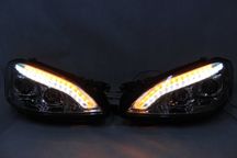 Lampy reflektory przód MERCEDES W221 S 05-09 Skrętne Xenon LED CHROM