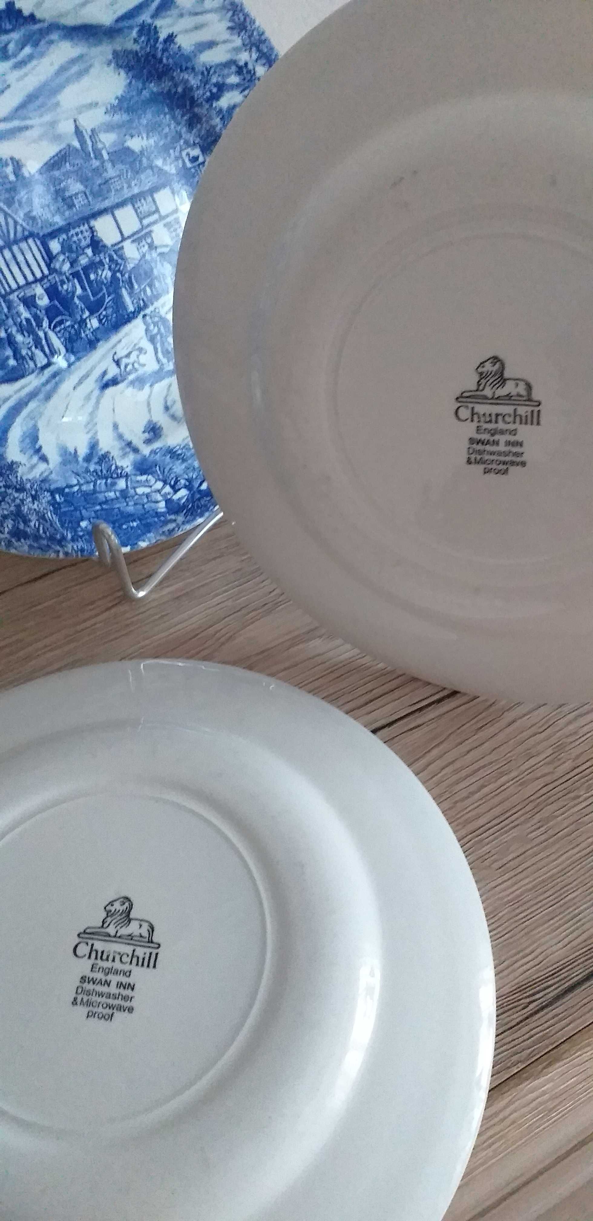 Talerze angielskie prl