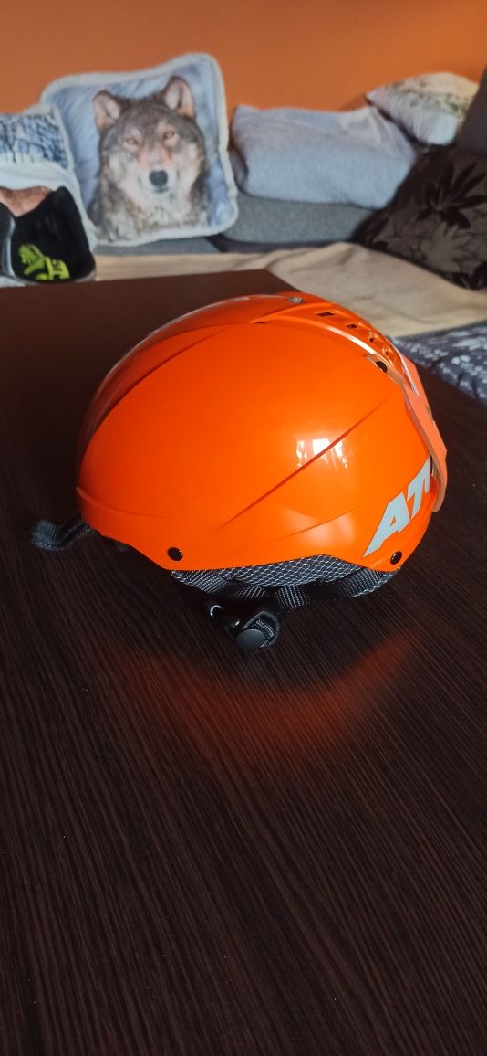 Kask narciarski Atomic rozmiar XS, pomarańczowy