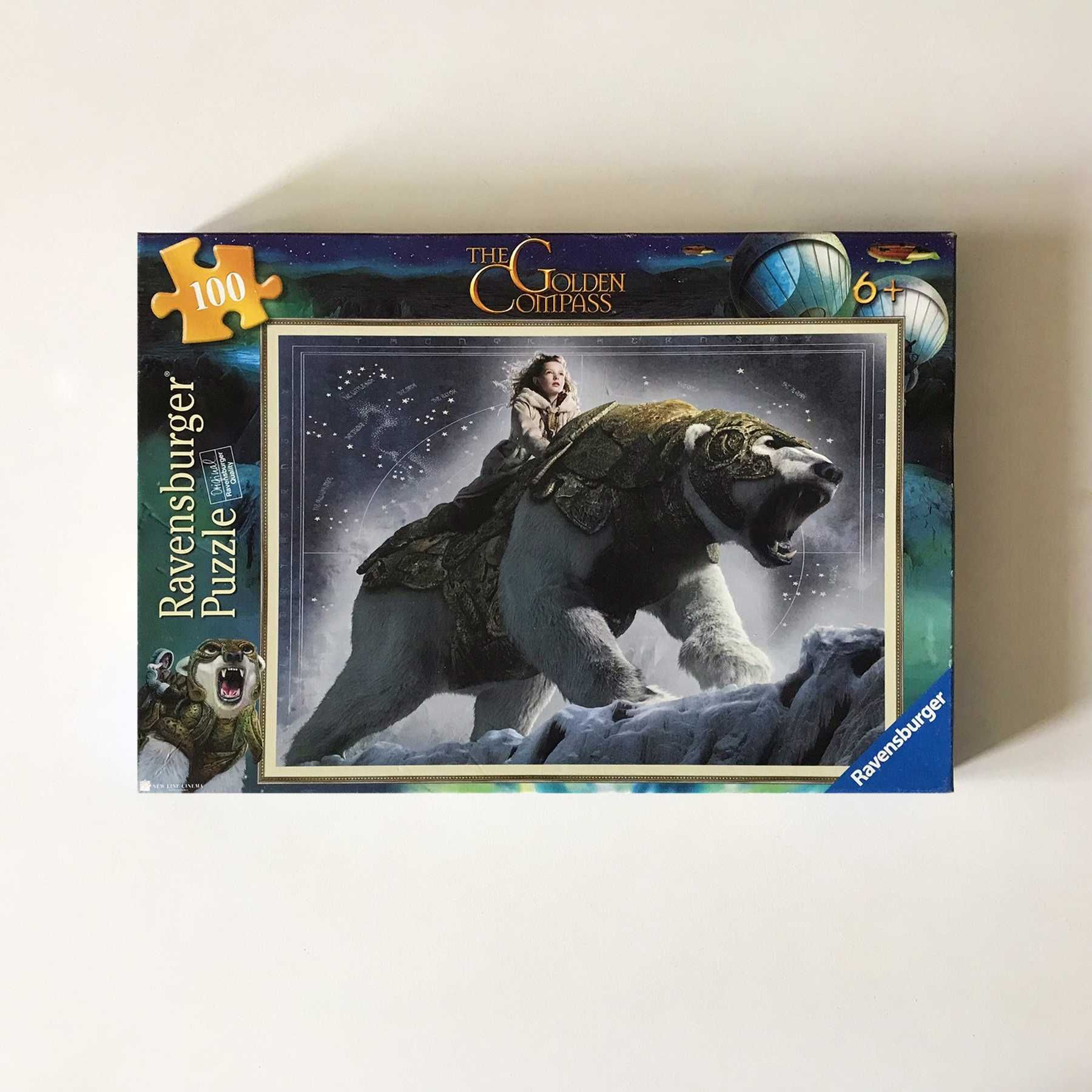 Пазл Ravensburger 100 шт. Golden Compass. Золотий компас. Німеччина.