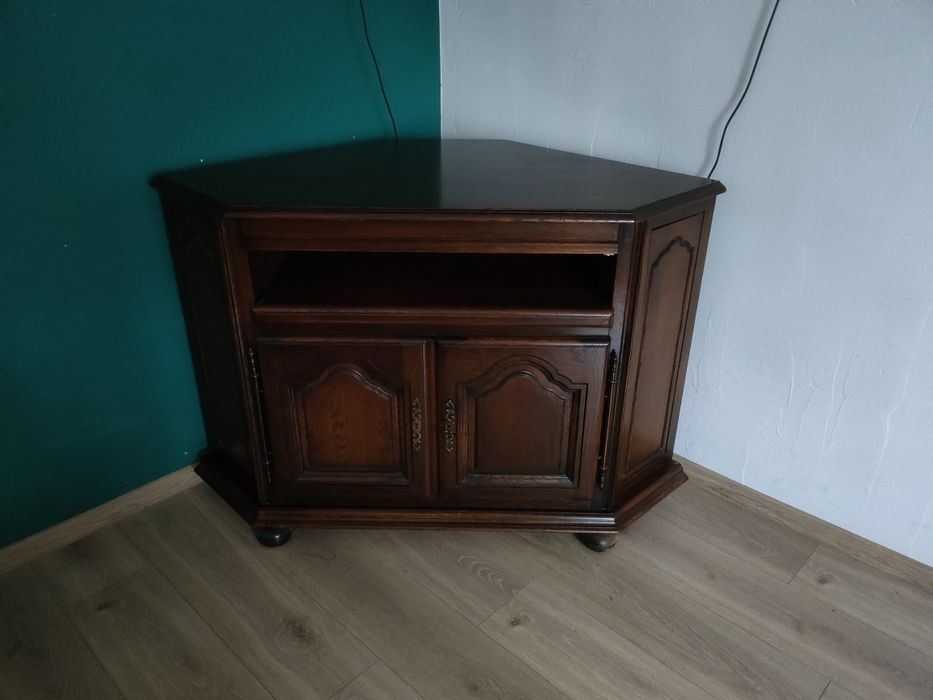 Szafka pod telewizor stylowa klasyczna drewniana