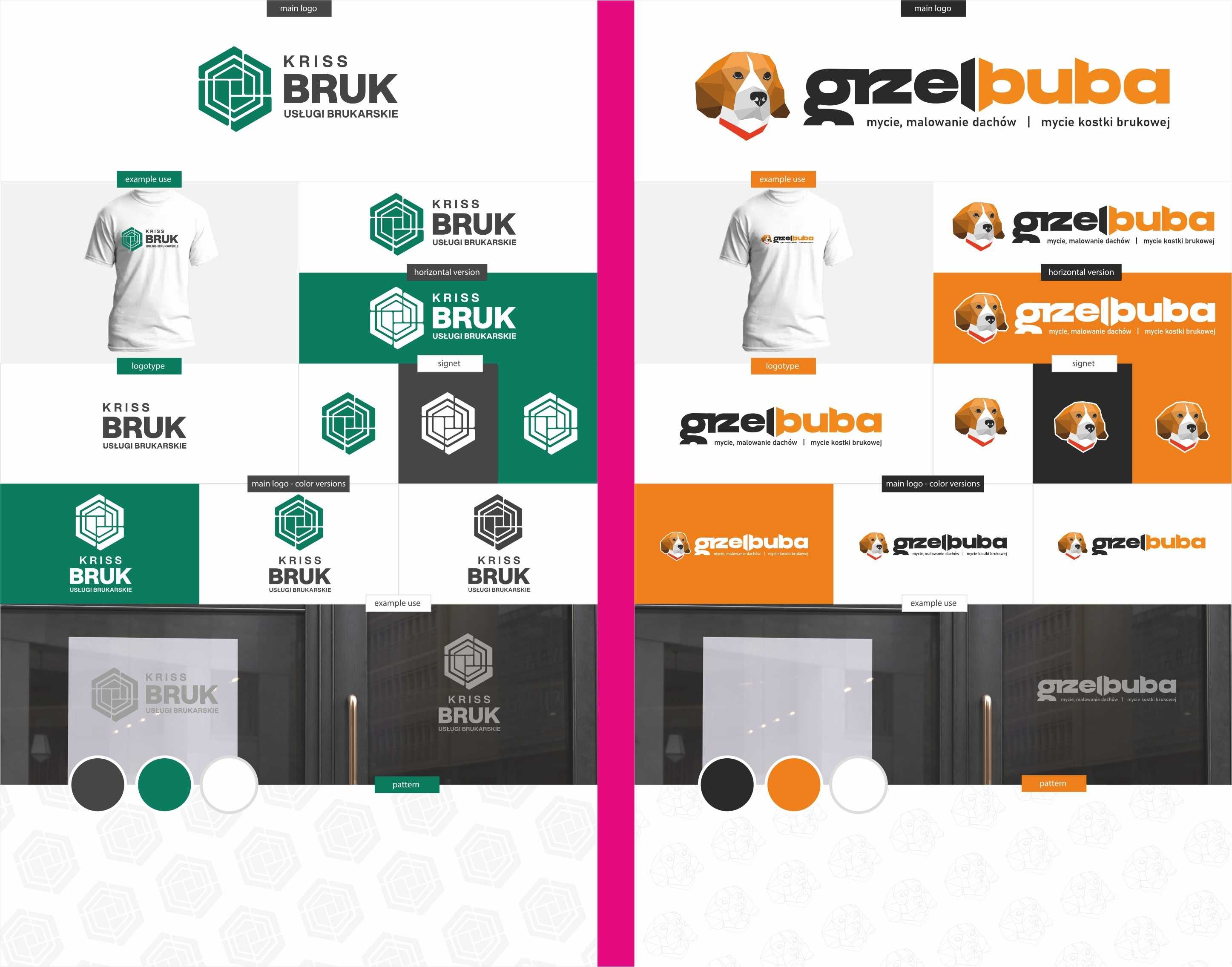 Projekt graficzny grafik komputerowy logo wizytówki Śląskie