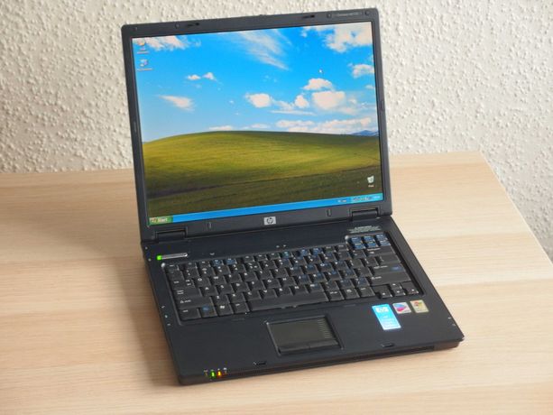 retro Laptop HP Windows XP win Optimus Pascal