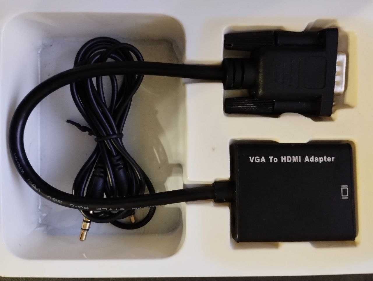 Адаптер-перехідник  VGA to HDMI with Audio