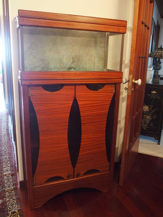 Venda de Aquário completo com filtros e móvel