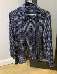 Шелковая рубашка benneton