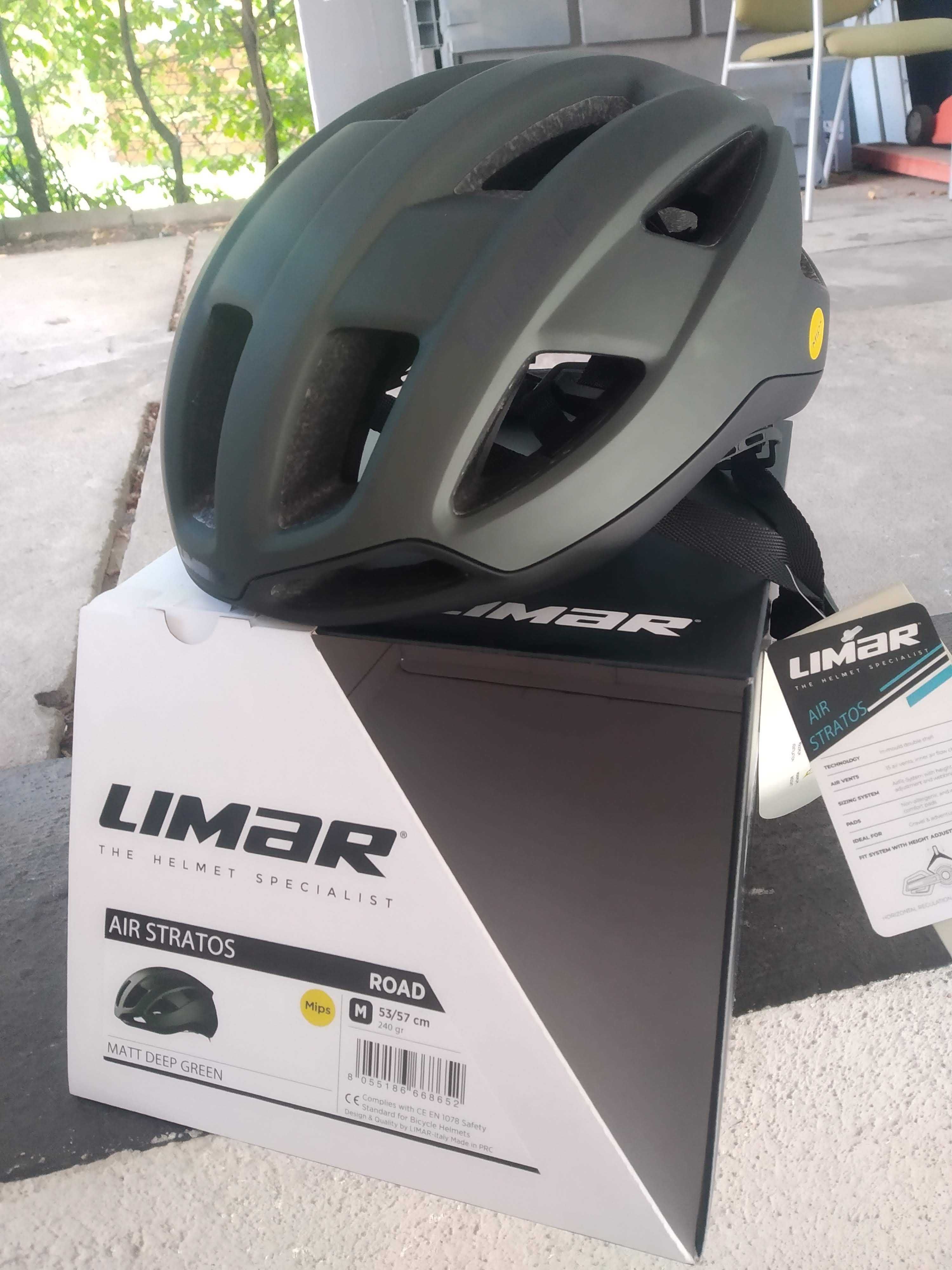 Kask Limar Air Stratos Mips / roz. M (53-57cm) / Deep Green